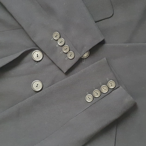 Escada Blended Wool Double Breasted Blazer Jacket - Picture 8 of 11